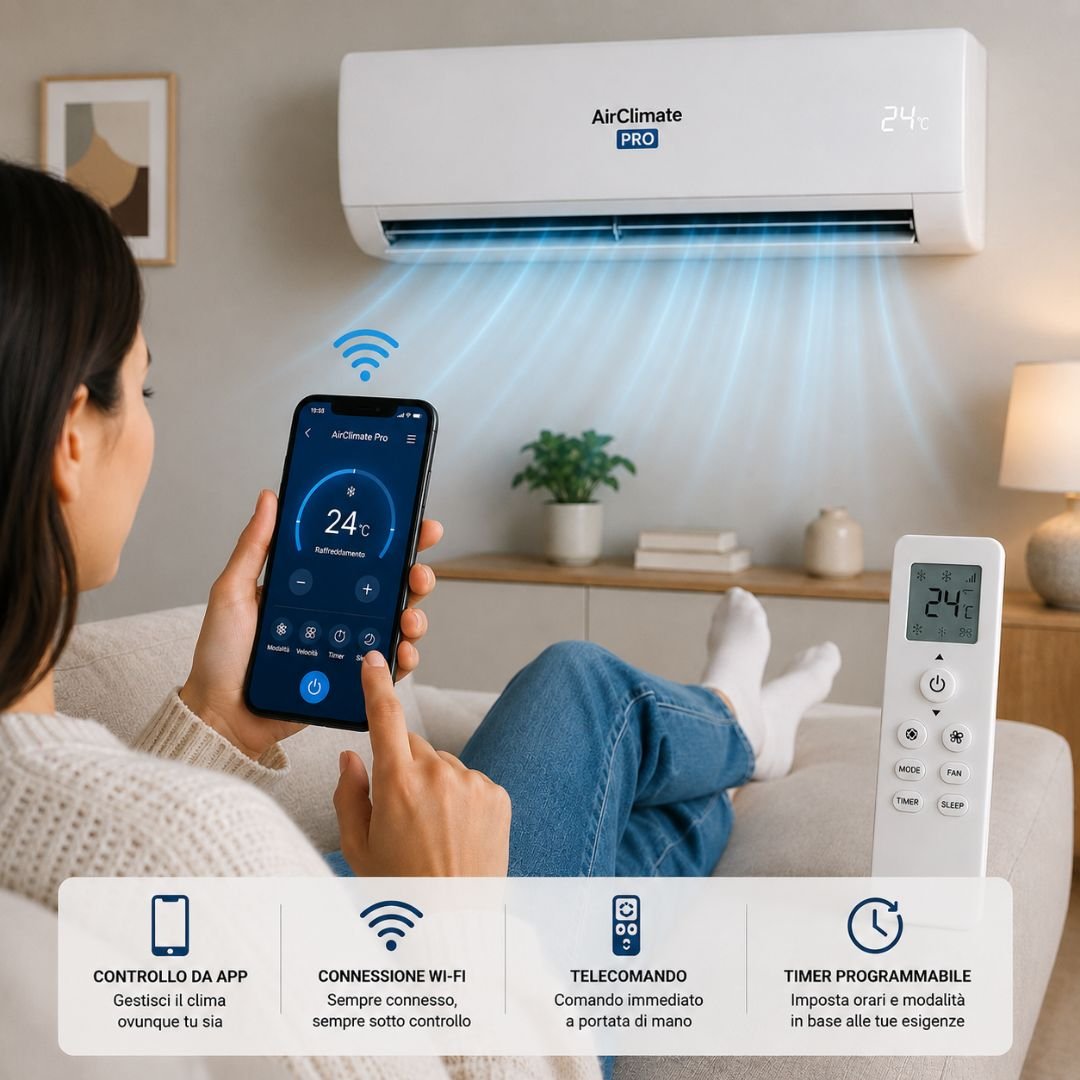 Controllo WiFi App climatizzatore