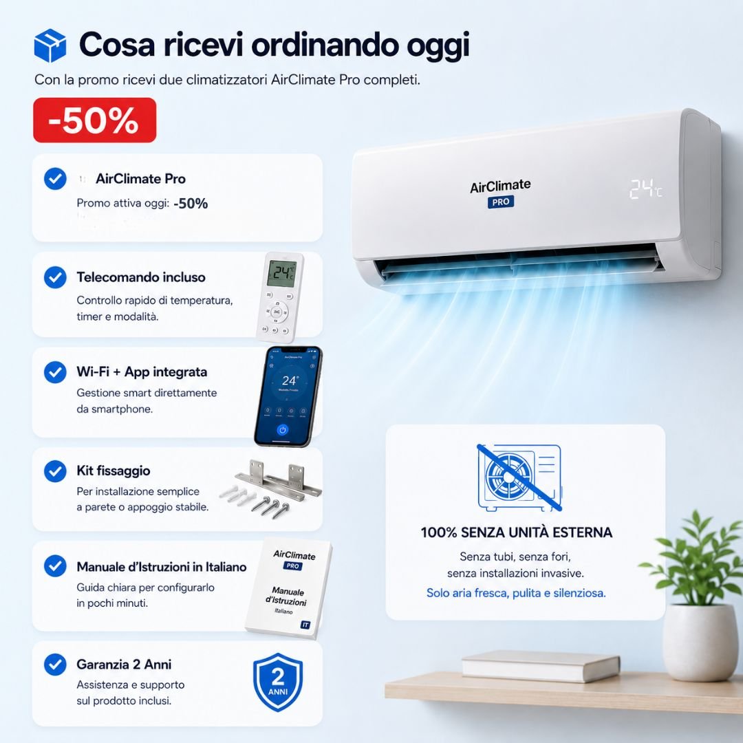 Kit climatizzatore AirClimate Pro 