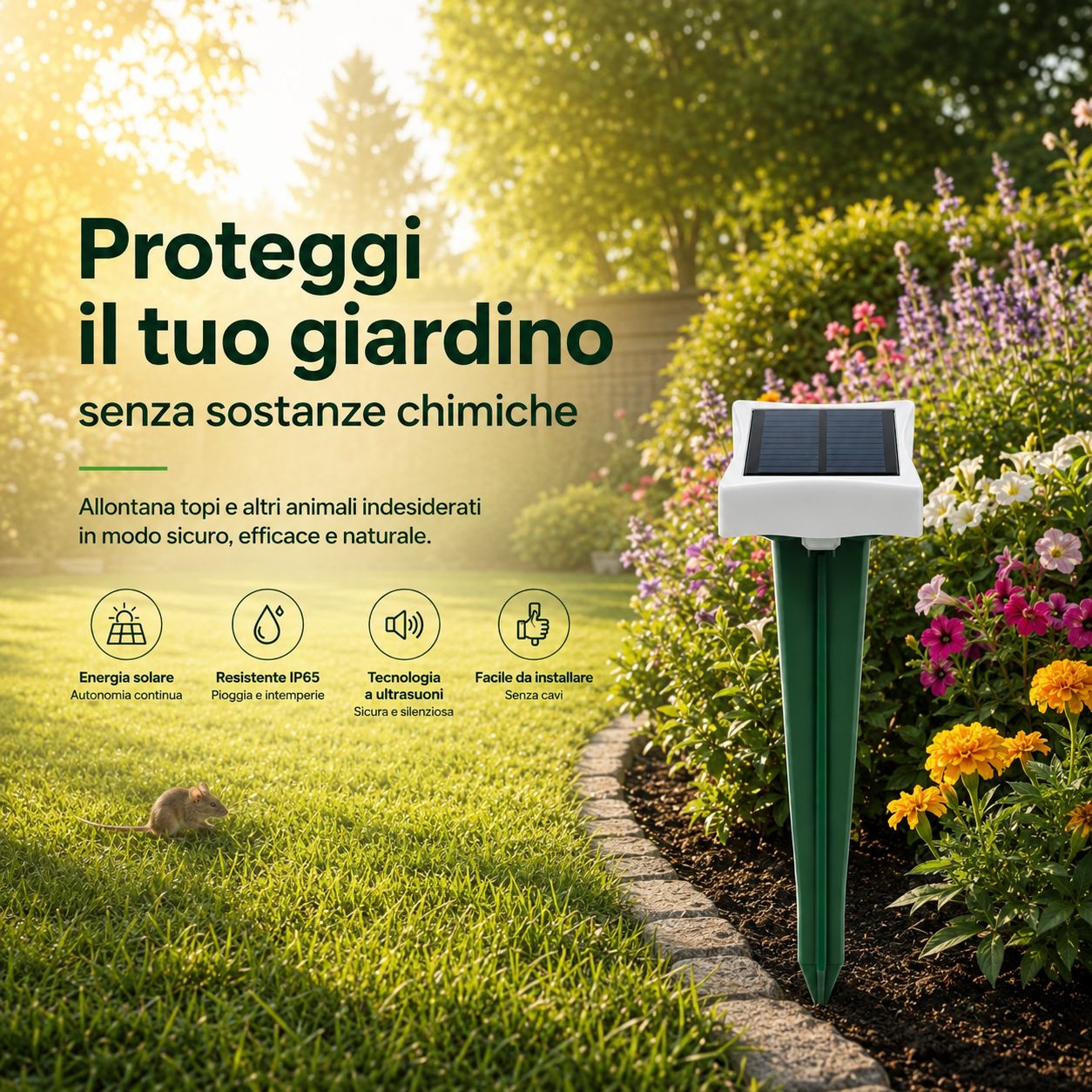 GardenPro Repellente Solare